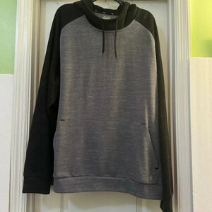 Zelos Endurance Fleece Gray & Black Hoodie